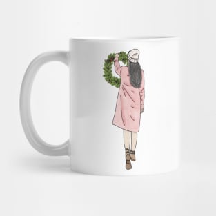 Christmas Wreath (2) Mug